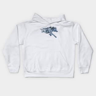 northern Wolf Kids Hoodie